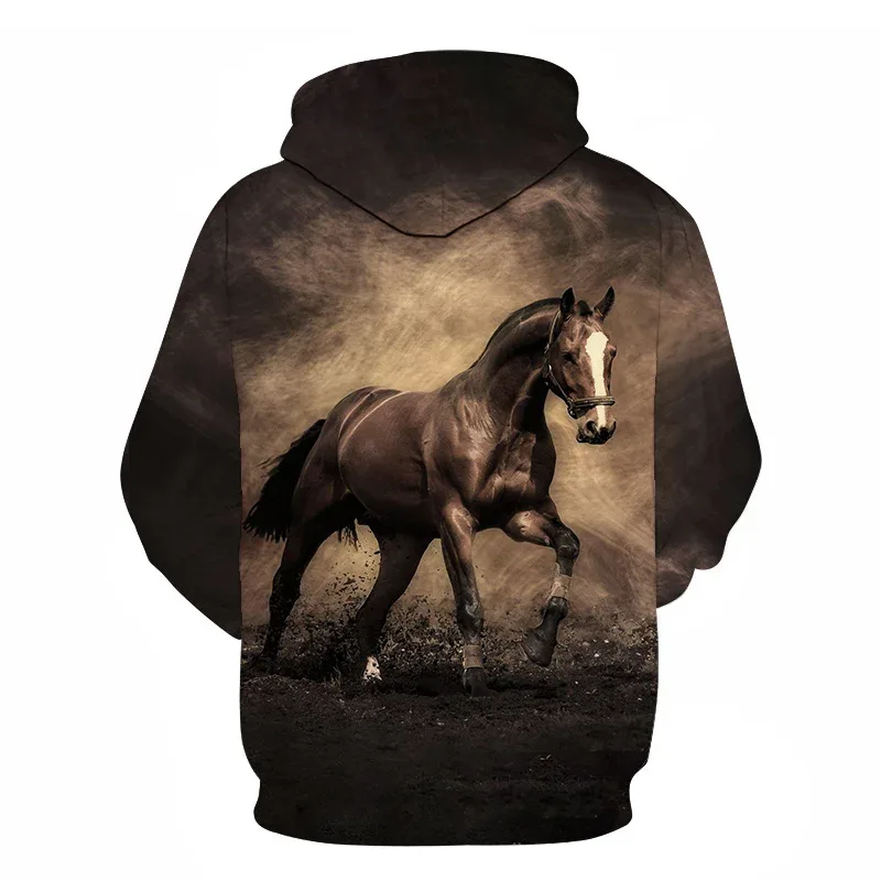 Horse Win Instant Success 3D Print Hoodies Interesting implication Animal Design Men Women Streetwear Pullover Casual Sweatshirt — image 10