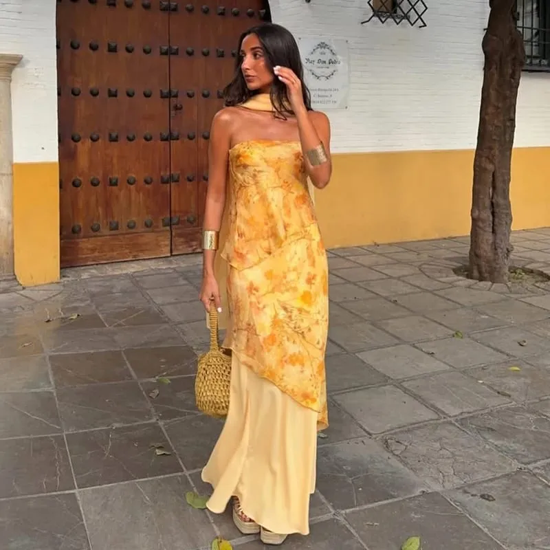 พิมพ์ลายดอกไม้ด้านข้างแยกVคอมินิเดรสSlim Fitwaist Cinchingพัฟแขน 2026 ฤดูร้อนElegant Women PartyหวานVestidos — image 15