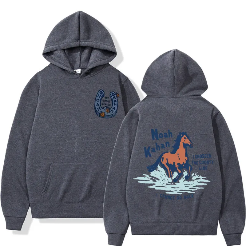 Noah Kahan The Great Divide Tour 2026 กราฟิกHoodiesผู้ชายผู้หญิงเสื้อผ้าแฟชั่นPullover Casualขนาดใหญ่เสื้อฤดูหนาว