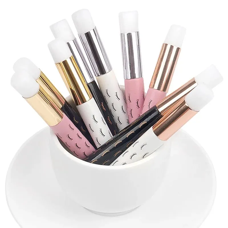 1/5PCS Eyelash Cleaning Brush Lash Extension Applicator Eyebrow Nose Brushes Washing Bottle Skin Care Makeup Tool Clean Supplies — image 5