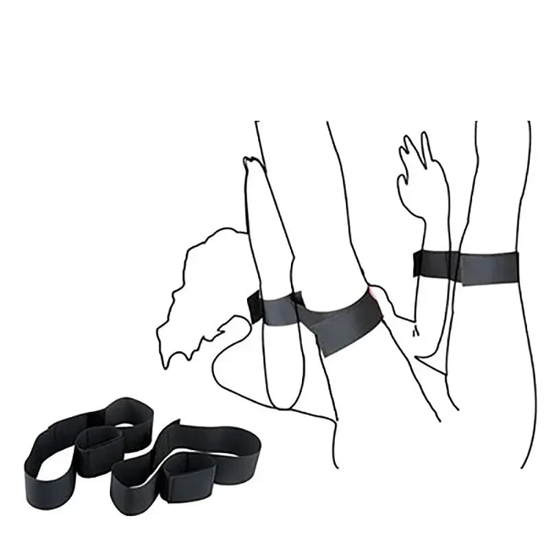 Adult Couples Erotic BDSM Bondage Restraints Slave Wrists & Ankle Cuffs No Vibrator Sex Toys For Women Men Accessories Sex Shop — image 3