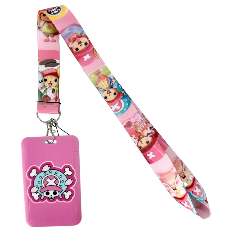 Wholesale One Piece Anime Movie Lanyards Keys Neck Strap Card Badge Gym Key Chain Lanyard Key Holder DIY Hang Rope Keyrings — image 11