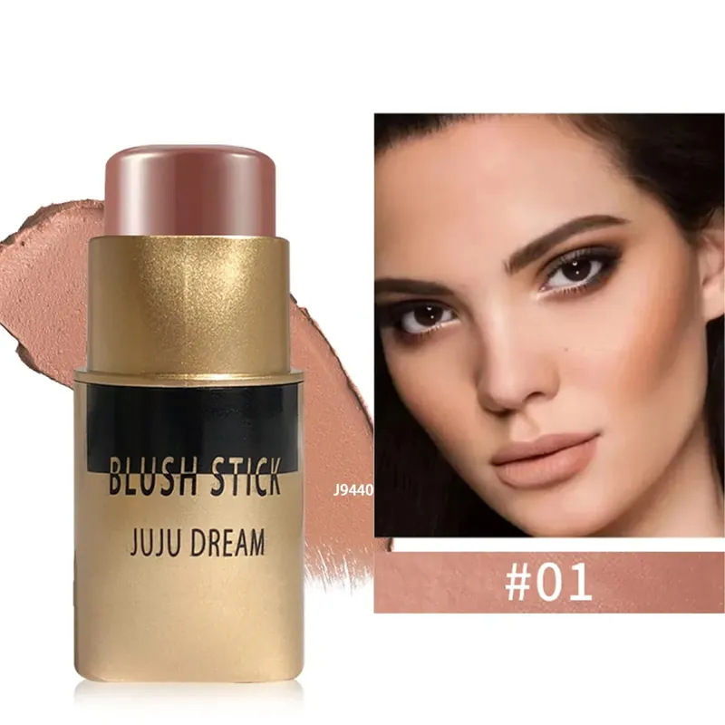 Lipstick Blush Makeup Set Moisturizing Lip Gloss Liquid Blush High Pigment Long Lasting Nude Makeup