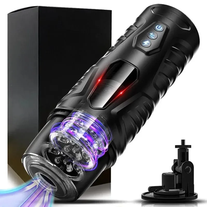 Electric Masturbation Cup Vagina Masturbator Automatic Shaking Sucking Sexy Groans Male Masturbator Pussy Adult Tools Sex Toys — image 1