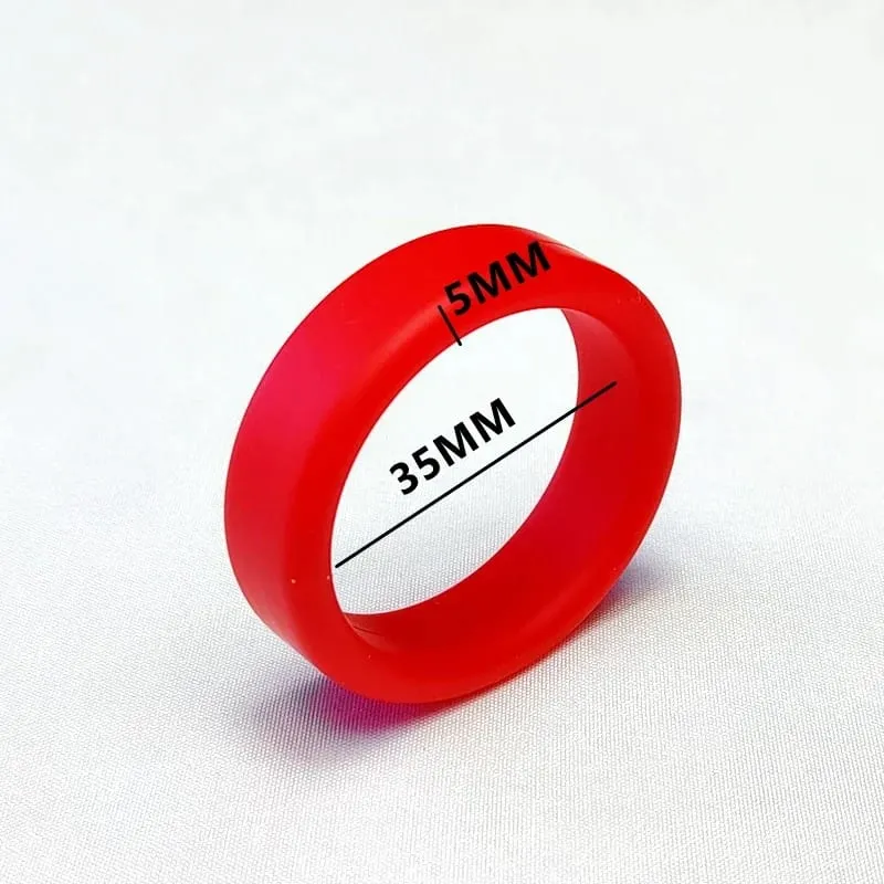Penis Ring Reusable Silicone Semen Cock Ring Penis Enlargement Delayed Ejaculation Sex Toys For Men — image 30