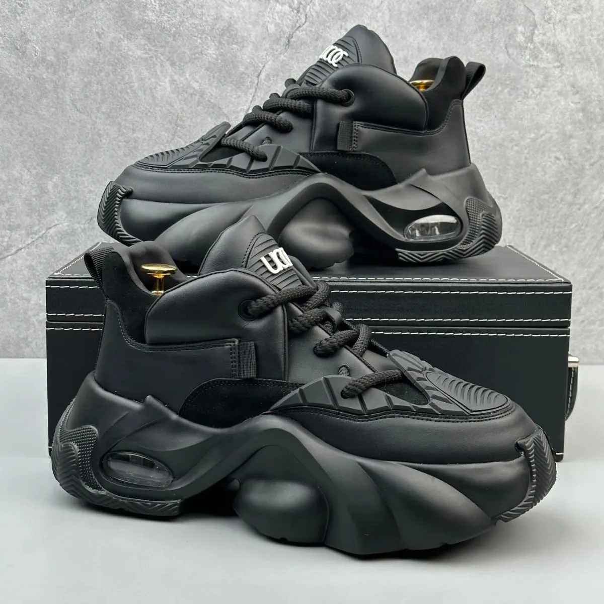 Men's Chunky Sneakers 2025 Spring Fashion Comfortable Sneakers Platform Vulcanized Shoes for Men Running Footwear Tenis Hombres