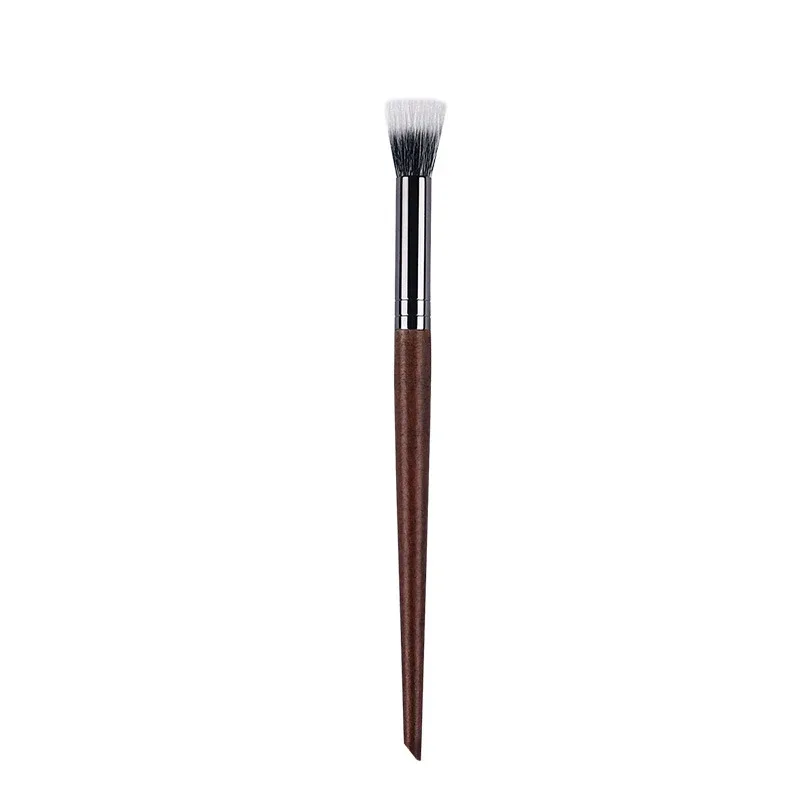 Professional Makeup Brushes Powder contour Setting Multi-Functional Make up Brush Stippling Blush soft Natural wood goat hair — image 6