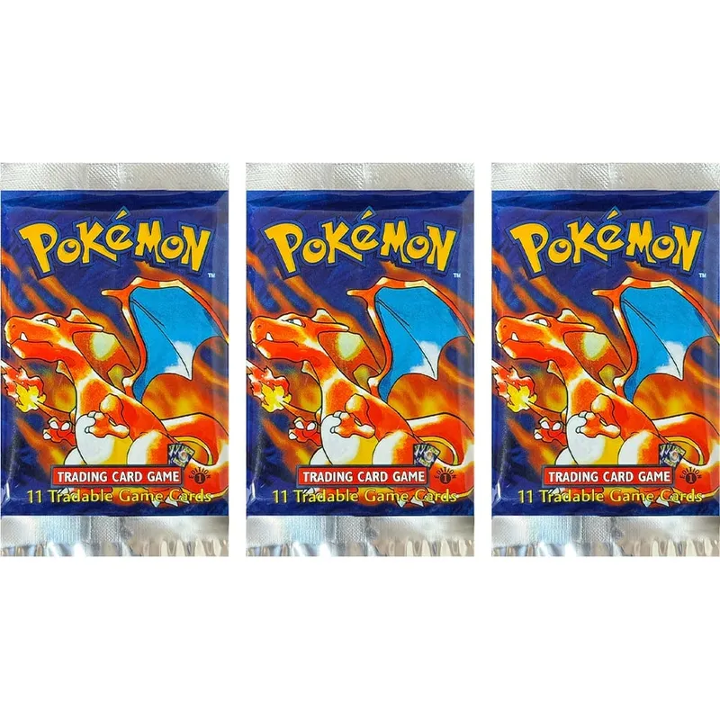 Pokémon Booster Packs Base Fossil Jungle 9 single bags 1 pack/11 Cards and Booster Box 3 1Box/36 Packs models Proxy Game Cards — image 15