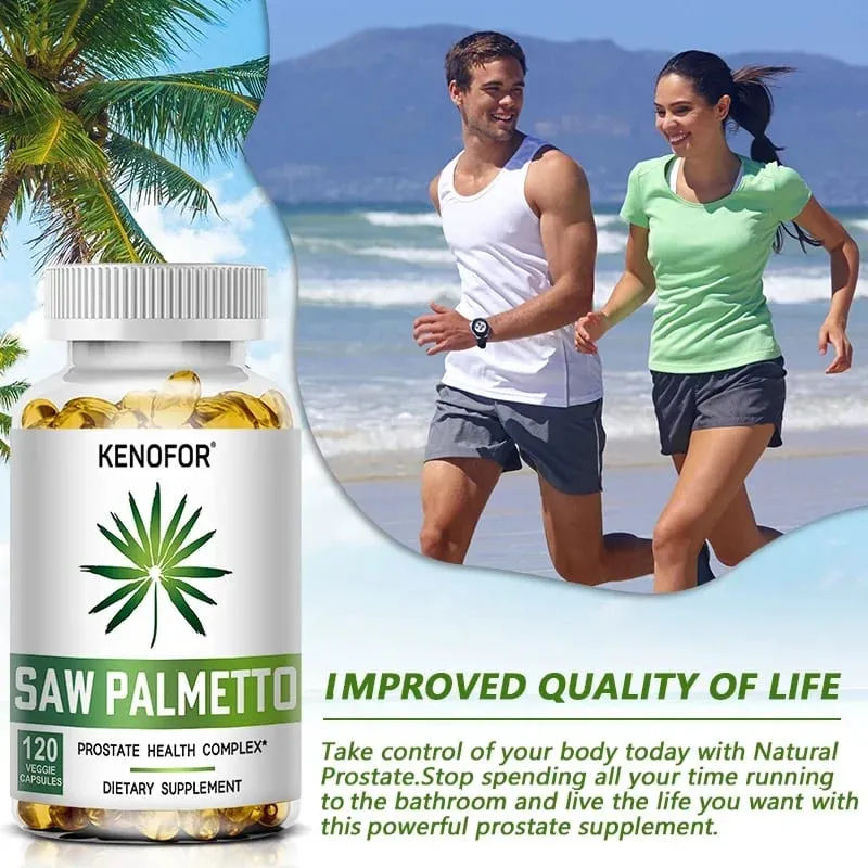 Kenofor Prostate Supplement - Reduces Urge To Urinate Frequently DHT Blocker Improves Sleep Performance Urinary Tract Health