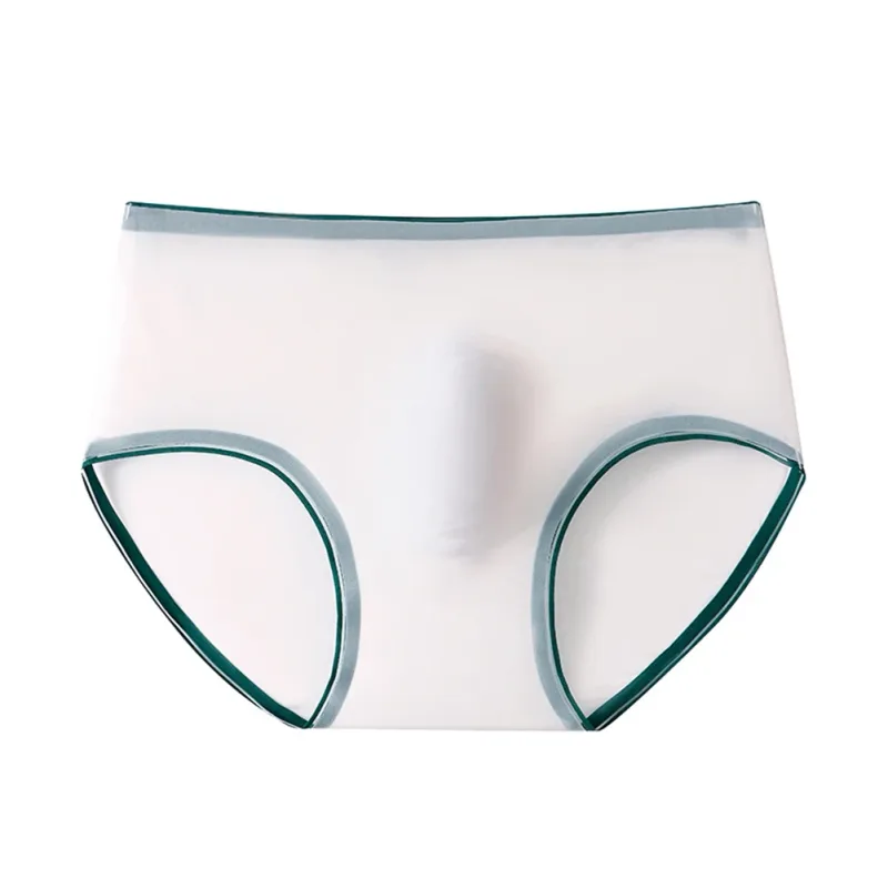 White Men Briefs Stylish Low Waist Panties Briefs 50 Polyamide 50 Spandex Solid Pattern Design Breathable Fabric — image 9