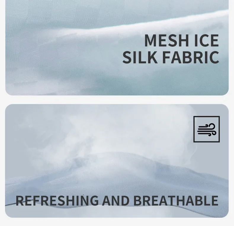 MiiOW 3Pcs Ice Silk Men Panties Mesh Breathable Mens Underpants 10A Antibacterial Crotch Men's Underwear Boxers Man Boxer Briefs — image 29