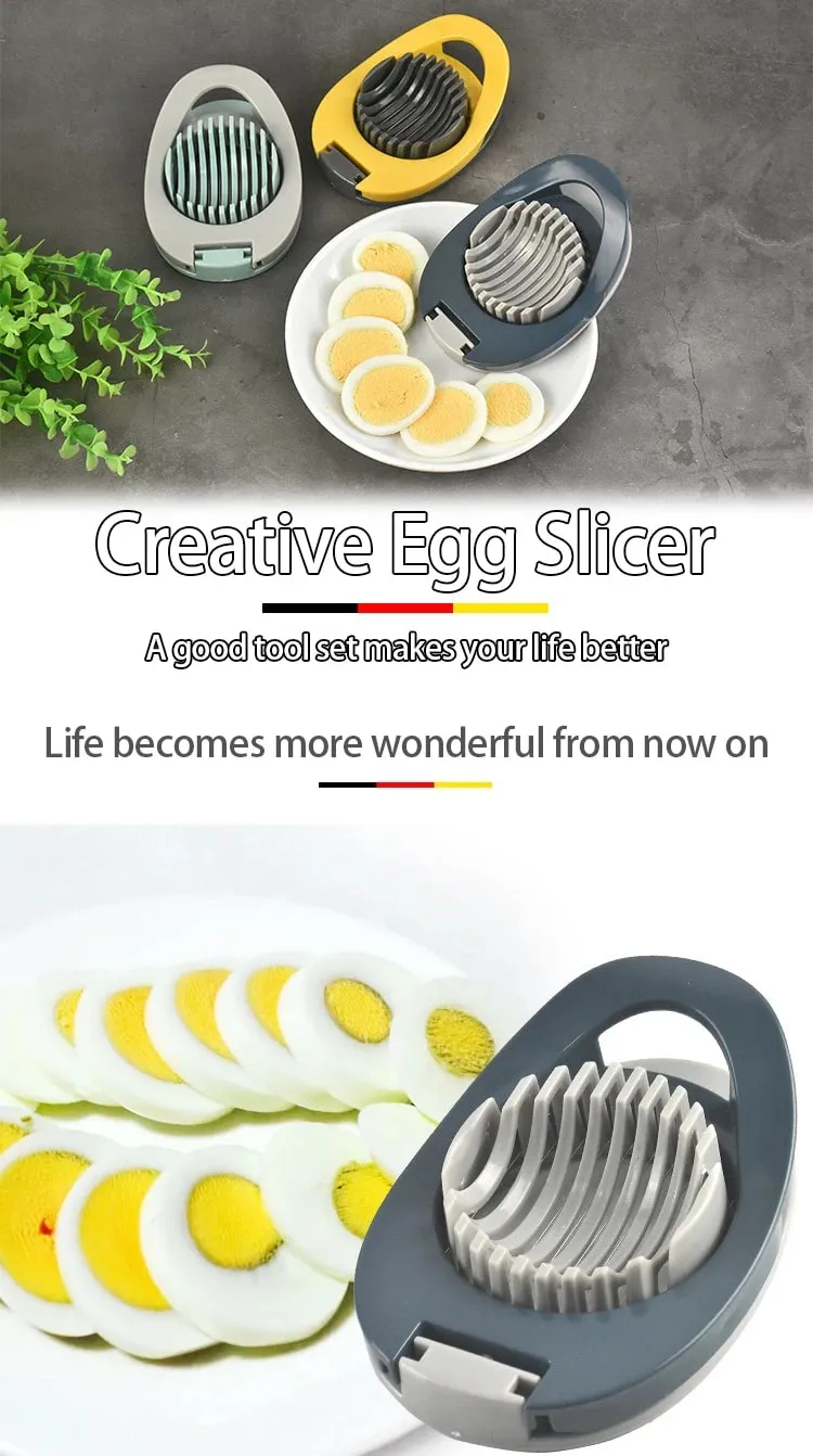 Stainless Steel Wire Egg Slicer Fruit Garnish Slicer Multipurpose Egg Cutter Cut Pores Hard Eggs JDGJ002 — image 7