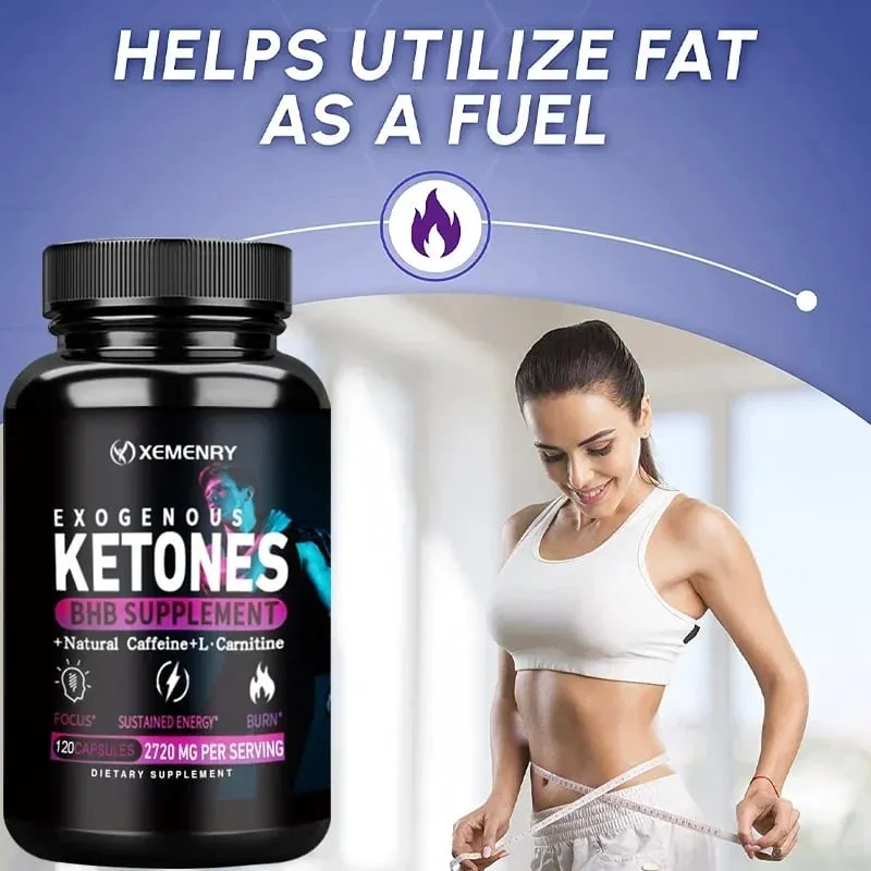 Keto BHB Exogenous Ketone - Supports Healthy Eating Weight Management Supplement Boosts Metabolism — image 4