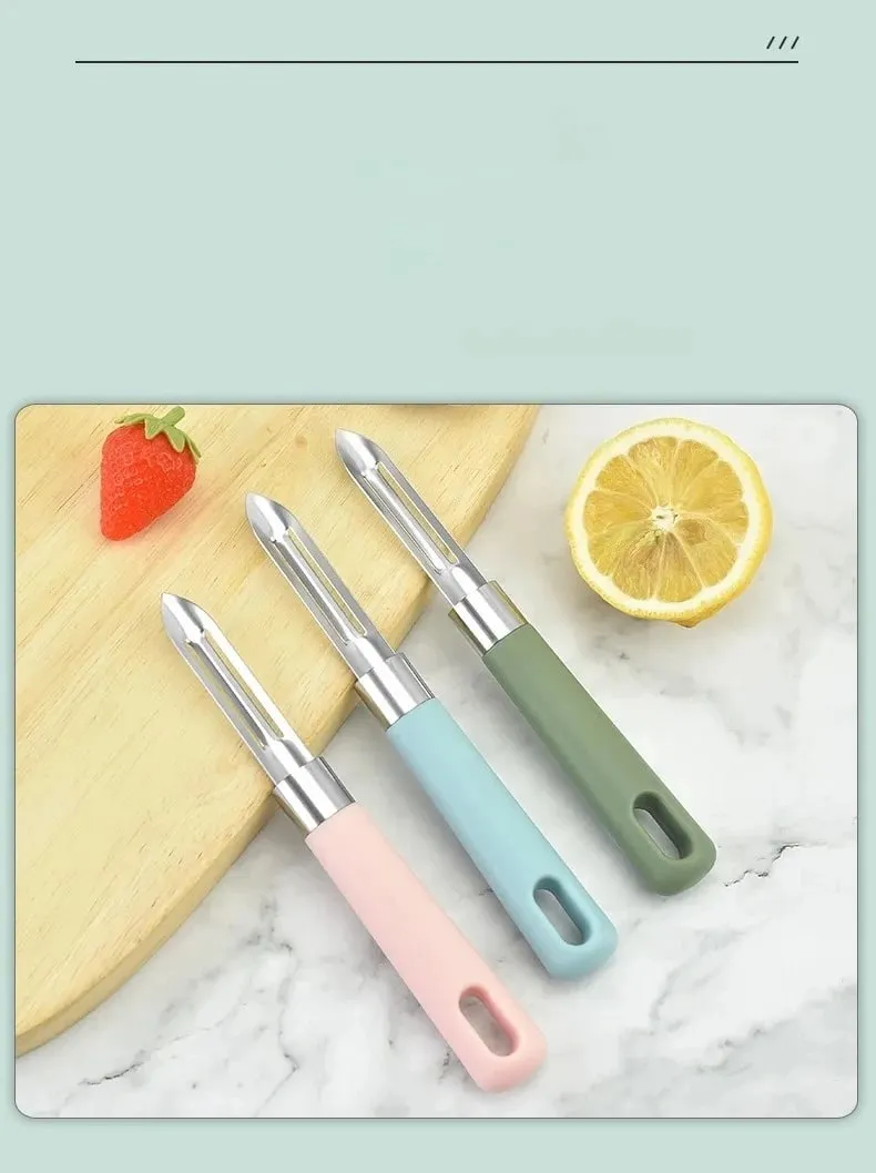 Pelador de verduras giratorio multifuncional para patatas, zanahorias, manzanas, herramienta de cocina ergonómica antideslizante, rebanador de frutas, aparato doméstico — image 8