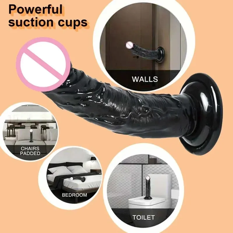 Realistic Dildo With Suction Cup Huge Jelly Fake Dick Big Penis Dildos Sex Toy for Woman Plug Adult Erotic Men Anal Butt WONGRUO — image 2