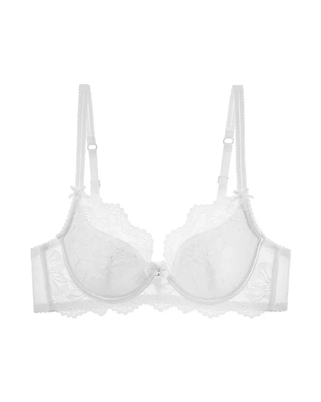 Reggiseno di pizzo francese viola ricamato con ferretto morbido minimizzatore busto grande ascensore anti-abbassamento raccolta supporto lingerie quotidiana set reggiseno 32-38 — image 11