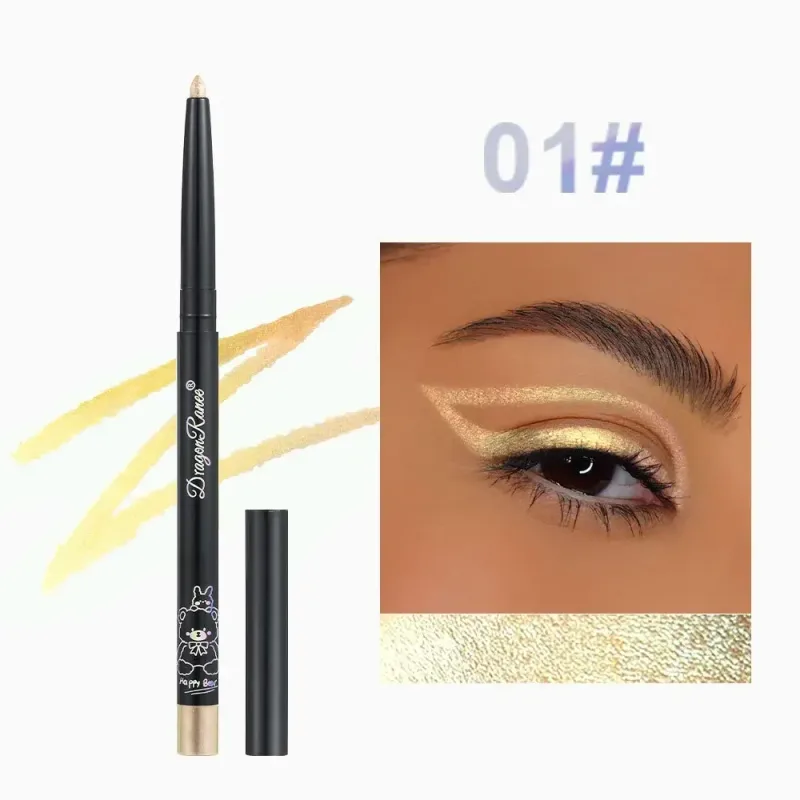 Chameleon Eyeliner Gel Pen Waterproof Chameleon Eyeshadow Pencil Long Wear MultiChrome Eyeliner Glitter Highlights Eye Makeup