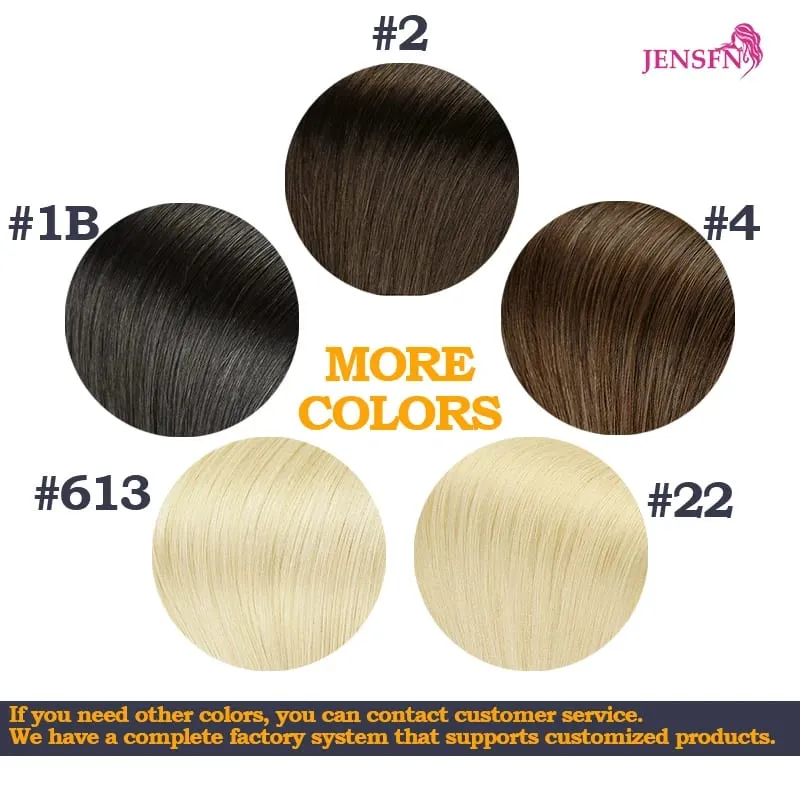 Mini Tape In Hair Extensions 100% Remy Natural Really Human Hair Brown Blonde 613 Straight Seamless Tape Ins For Salon — image 6
