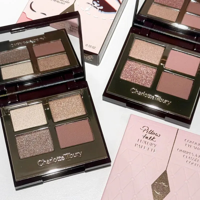 Charlotte Tilbury Brand Makeup 4 Colors Eye Shadow Disc 5.2g Pillow Talk Nature Easy To Color Foundation Eyeshadow Cosmetics