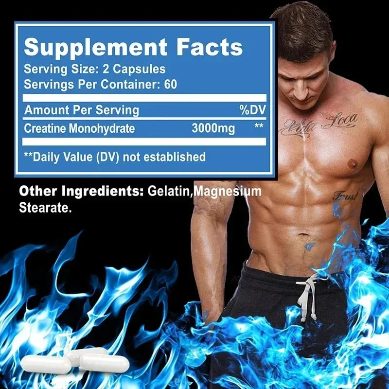 Creatine Monohydrate - Promote Muscle Growth Relieve Fatigue Improves Performance — image 3