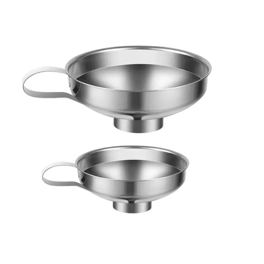 Premium Stainless Steel Kitchen Funnel Large Wide Mouth Design for Canning Jam Oil Liquid Pouring Household Use — image 11