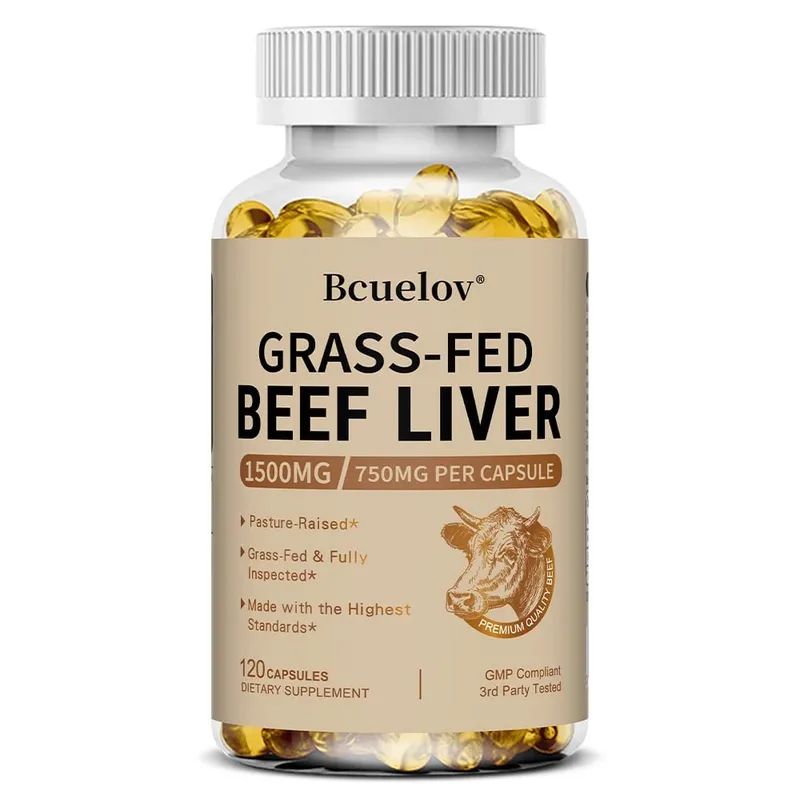New Zealand Grass-fed Dried Beef Liver Capsules To Support Heart Brain Blood Liver Health and Immune System 120 Capsules — image 9