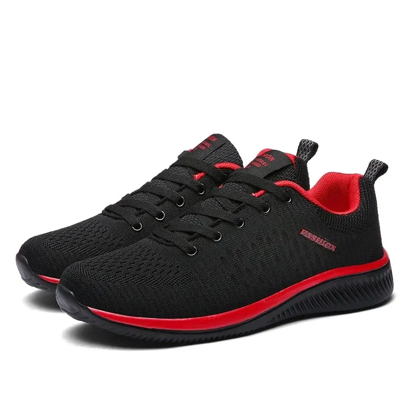 Men Running Walking Knit Shoe Casual Sneakers Breathable Sports Running Athletic Gym Lightweight Outdoor Women Shoes Size38-47 — image 12