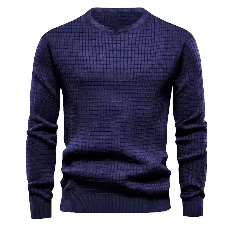 New Men's Crew Neck Sweatshirts Solid Color Large Sweatwear Spring Outdoor Jogging Tops — image 10