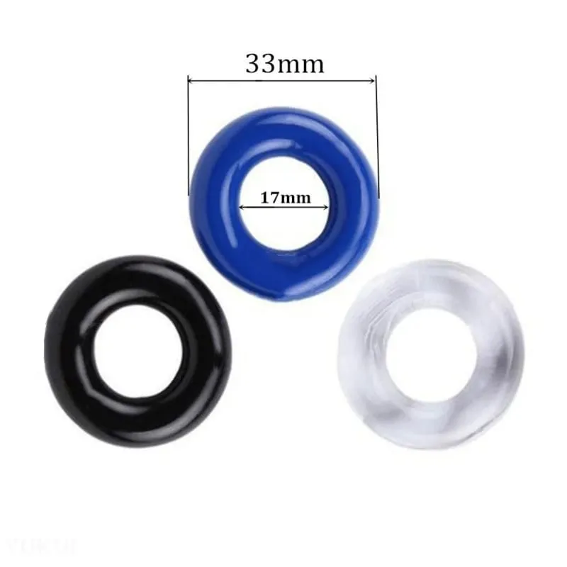 3 Pcs/Set Cock Ring Delay Ejaculation Penis Ring Sex Toys For Men Dick Enlargement Silicone Adult Supplies 18+ Stronger Erection — image 2