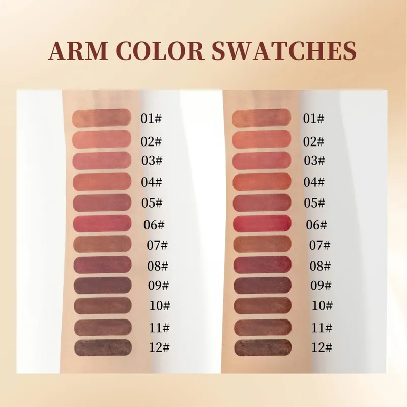 12 Colors Lip Liner Pen Set Lasting Waterproof Sweatproof Easy Coloring Non-fading Color Rendering Lipliner Set Cosmetics — image 5