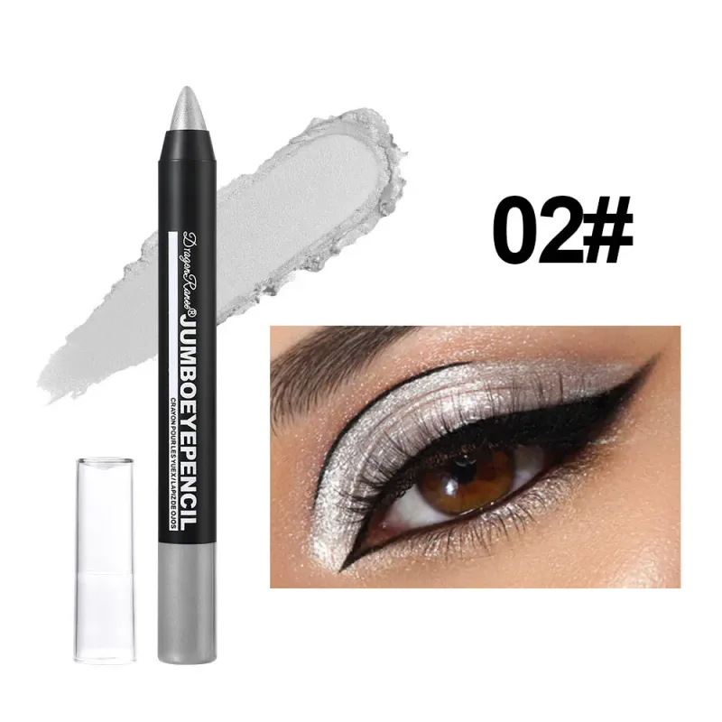 Smoky Dark Green Eyeshadow Pencil Stick Waterproof Pearlescent 12 Colors Metallic Glitter Eye Shadow Highlighter Pen Makeup Tool — image 11