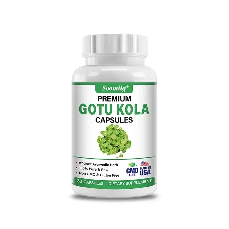 Premium Centella Asiatica Capsules - Brain Supplement - Brain & Nervous System Calm Mental Clarity Improve Skin