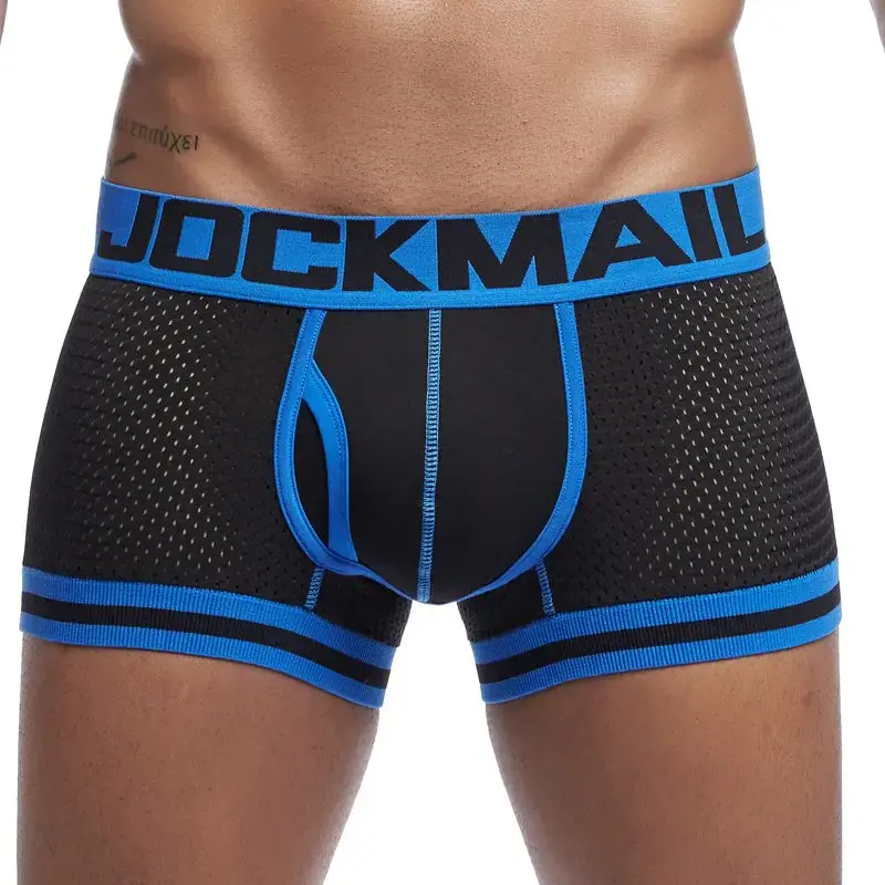 남자 팬티 Boxershorts 메쉬 나일론 남자 복서 남성 통기성 속옷 남자 팬티 복서 빠른 건조 스포츠 피트니스 — image 17