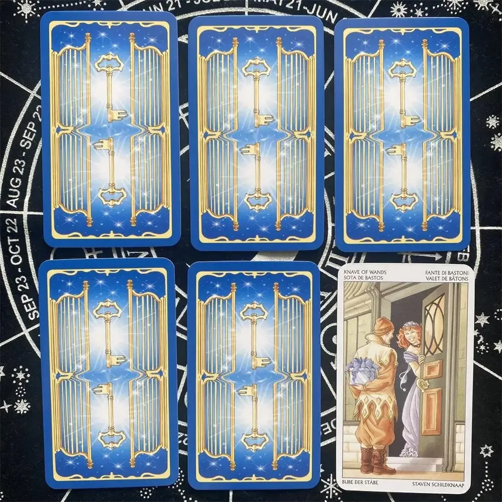 78PCS Tarot of the 78 Doors Cards Tarot Cards Fortune Telling Divination Tarot Card Family Party Leisure Board Game — image 5