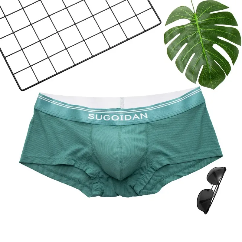 Threaded Modal Men's Pants Sexy Comfortable Pants Low Waist Sports Pants — image 2