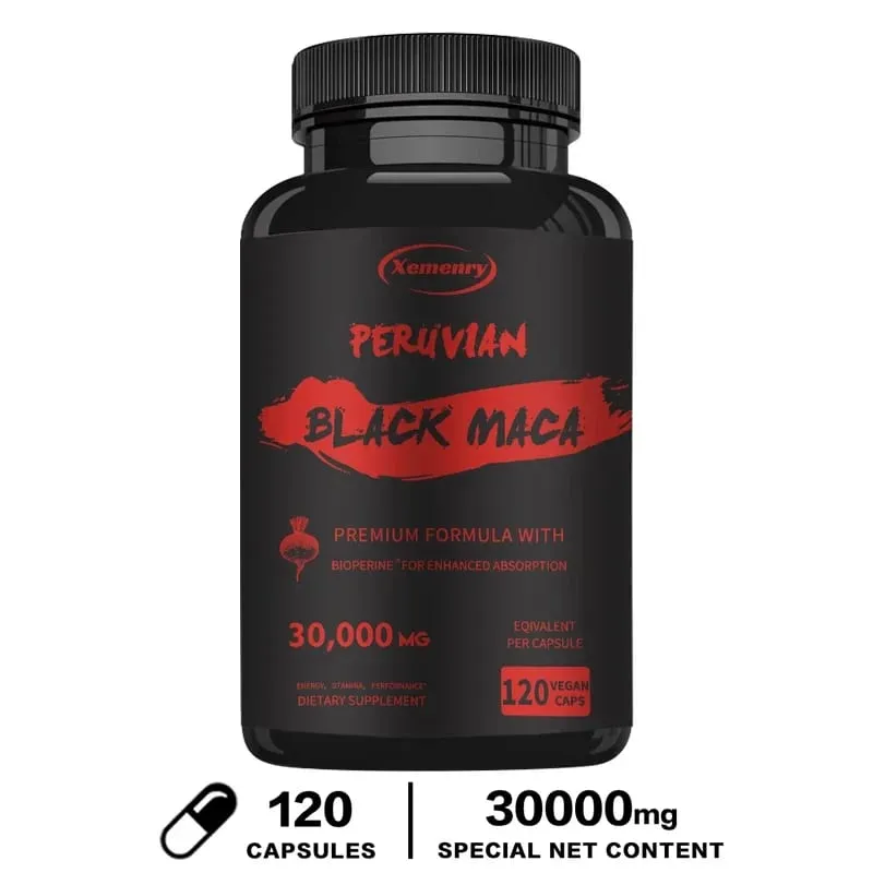 Maximum Strength Black Maca Root - 30 000 Mg - Gelatin Maca Root Extract From Peru — image 9
