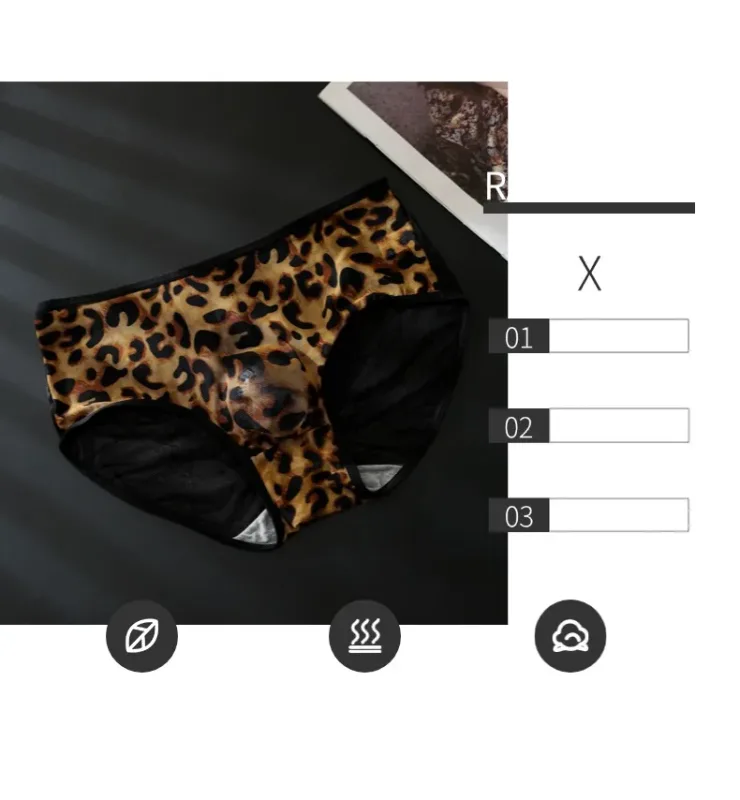 Men's Leopard Zebra Lace Brief 3D Contour Pouch High Rise Underpant High Elastic Sexy Male Underwear Breathable Sports Panties — image 19