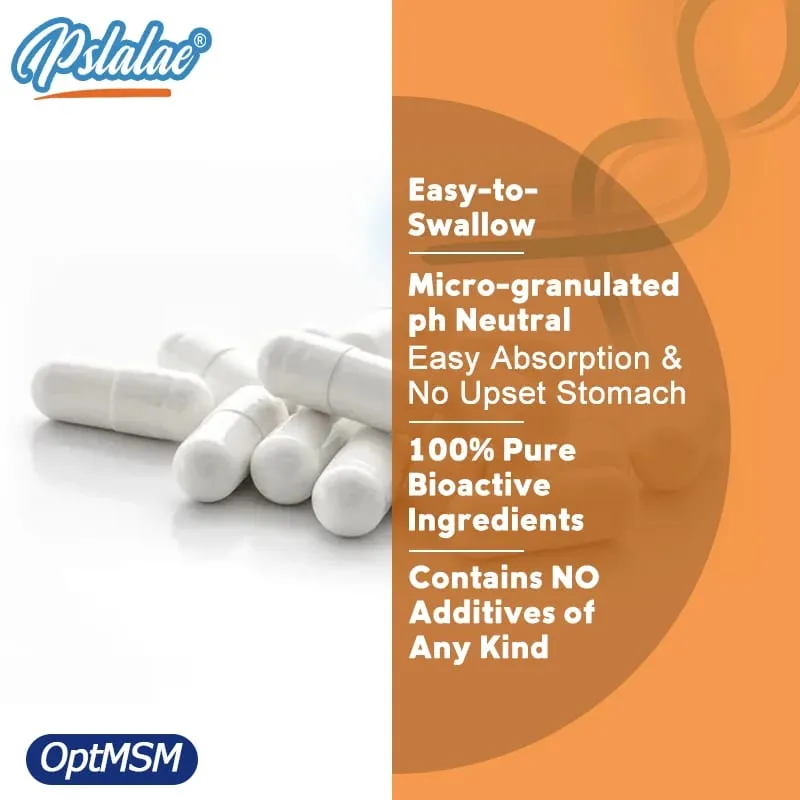 MSM with OptiMSM Capsules 1500mg - Supports Joint Health and Mobility Relieve Joint Discomfort — image 6