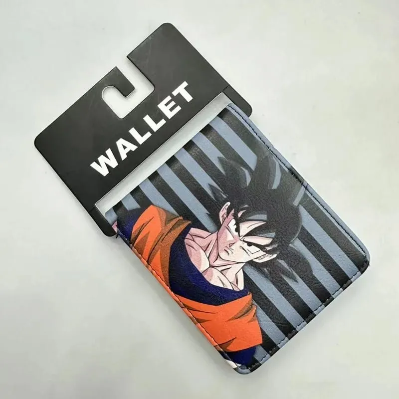 Anime Dragon Ball Peripheral Pu Wallet Simple Fashion Multifunction Folding Coin Wallet Boy Exquisite Holiday Gift
