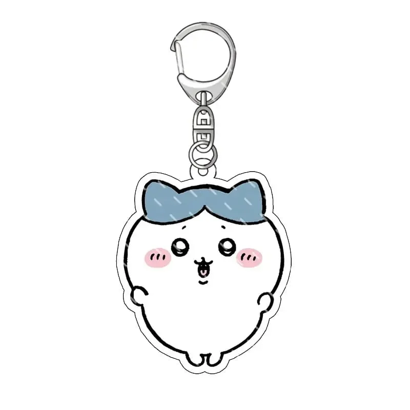 jiyi Pendant Anime Comic Acrylic Peripheral Keychain Hachiware Usagi Cute Pendant Bag Hanging Decoration Decoration