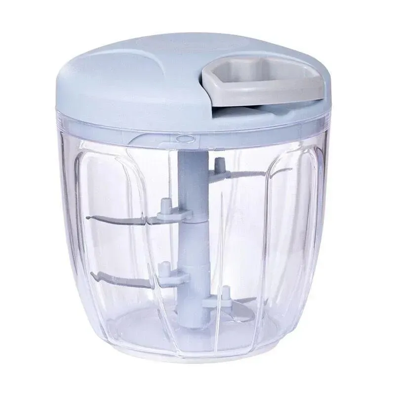 New Crusher Vegetable Onion Cutter Kitchen Cooking Accessories 500/900ML Manual Meat Mincer Garlic Chopper Rotate GarlicPress — image 14
