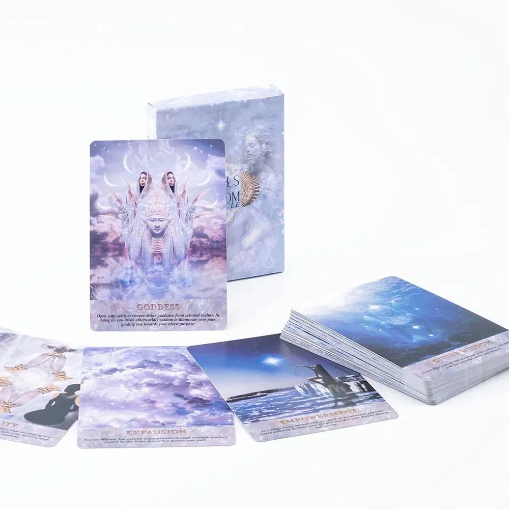 Pearl Wisdom Oracle Deck 10.4*7.3cm 44 Cards Delve Into The Ethereal Visuals Guiding You To Discover Deeper Significance — image 2