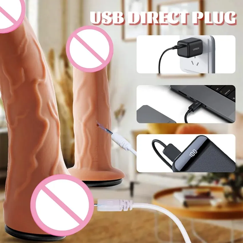 Strap On Double Head Telescopic Dildo Vibrator Realistic Wearable Massager Artificial Panties For Lesbian Adult Products Sex Toy — image 3