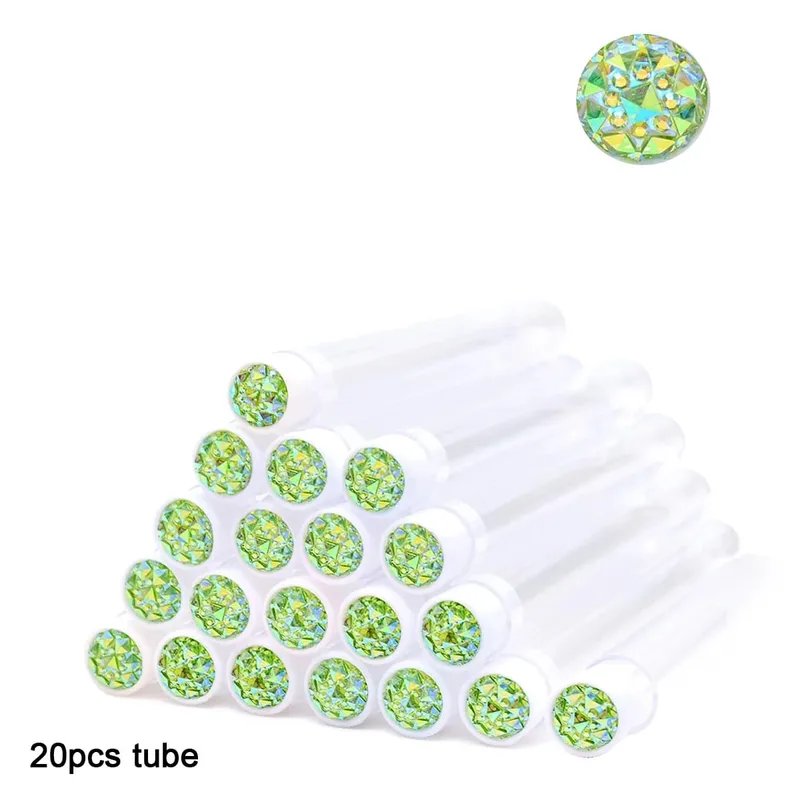 20Pcs Eyelash Brush Tubes With Crystal Lash Mascara Wands Eyebrow Comb Spoolies Container Lash Brush Applicators Makeup Tools — image 25