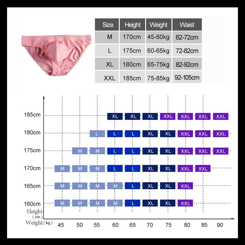 New Solid 1pcs/3pcs Cotton Underwear Men Brief Hot Shorts Mens Briefs Ropa Interior Hombre Breathable Size M2XL ST-MK56 — image 11
