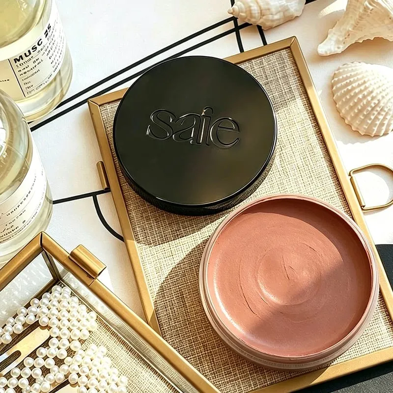 Saie Hydrating Dewy Liquid Blush Buildable Luminous Multi-Use Cheek & Lip Tint Suitable for All Skin Types Natural Facial Makeup — image 7