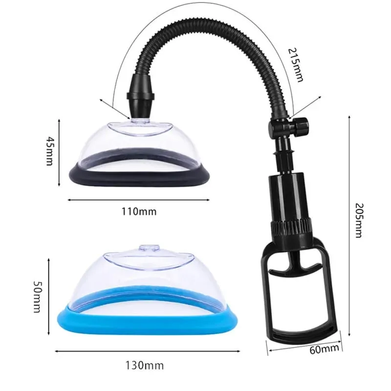 Manual Vagina Pump Breast Sucking Massager Vaginal Clitoral Suction Cup Sexual Enhancers Nipple Stimulator Sex Toy for Women — image 10