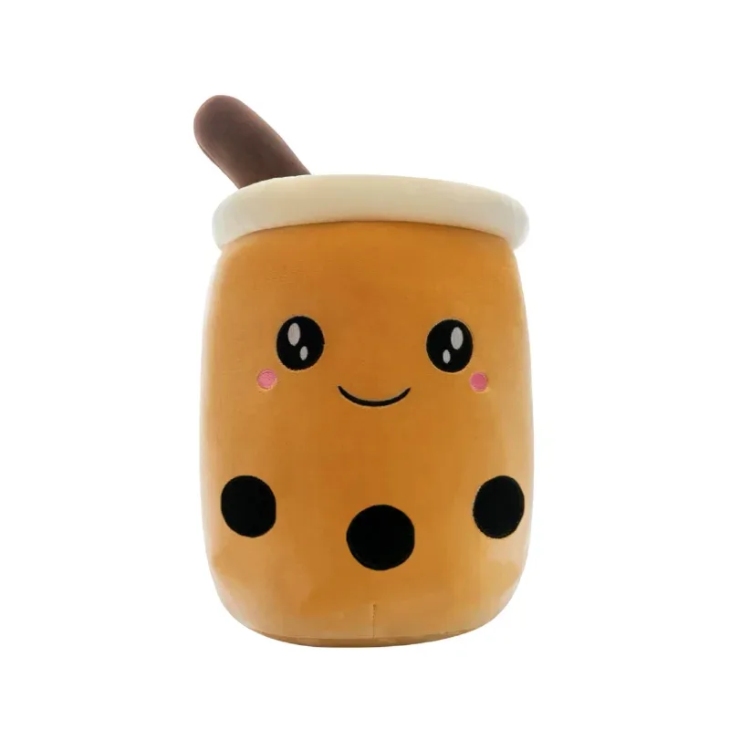 Leuke Gevulde Boba Pluche Bubble Tea Real-life Bubo Voedsel Melk Cup Plushie Kussen Zacht Kawaii Knuffels Cadeaus voor Kinderen Volwassen 24CM~ — image 8