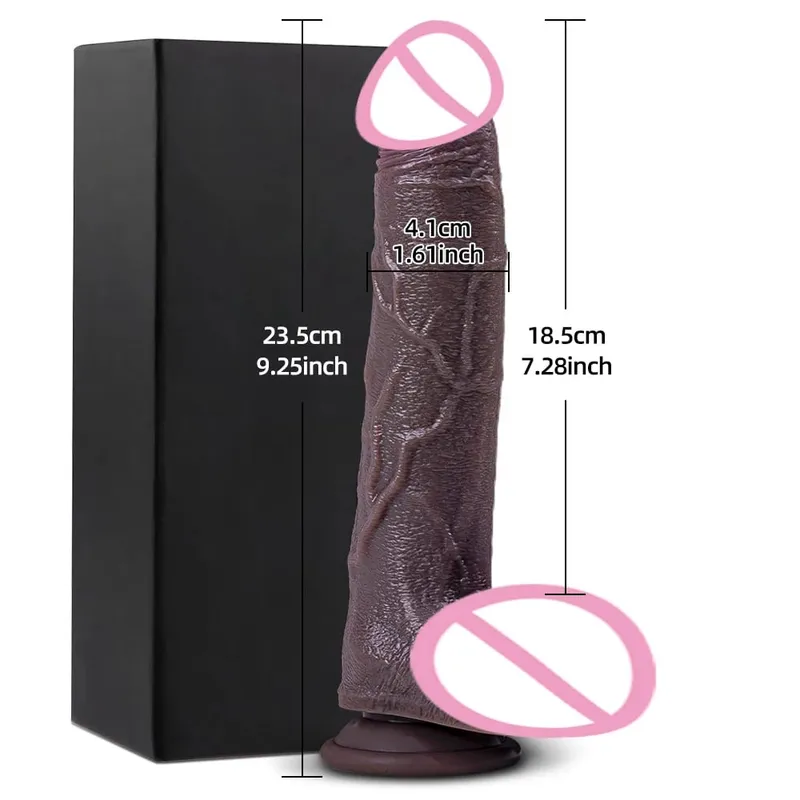 Realistic Big Dildo Huge Fake Penis With Suction Cup Flexible Artifical Dick Female Vagina Anal Masturbation For Lesbain Sex Toy — image 19