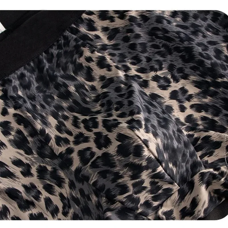 Herren-Unterwäsche aus Eisseide, konvexer Beutel, flache Boxershorts, Leopardenmuster, schnell trocknende männliche Unterhose, nahtlos, atmungsaktiv, Badehose — image 5